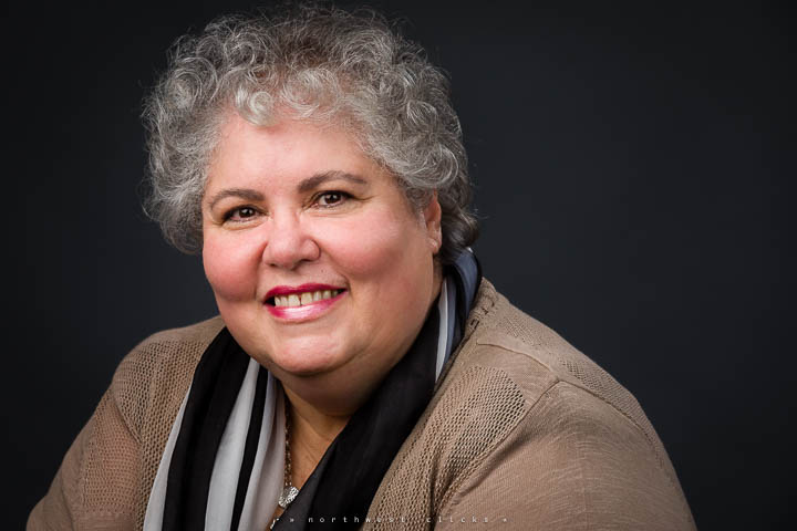 Personal business portrait in our home studio in Sammamish
