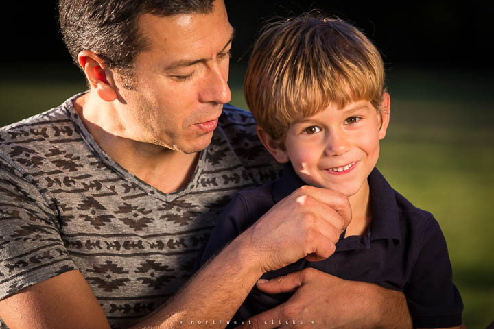 Candid outdoor portraits with Redmond photographer