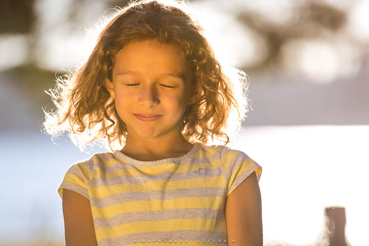 Colorful outdoor kids and family portraits