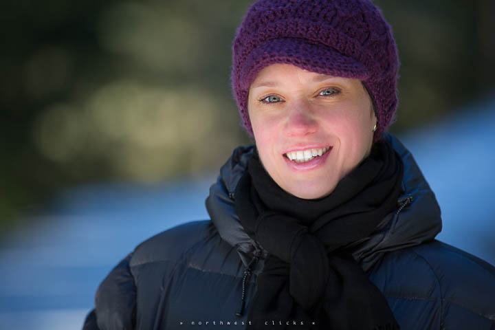 Winter outdoor personal portraits, Bellevue WA