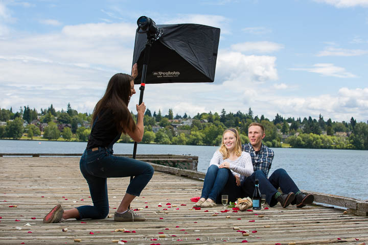 Photo session in Seattle's Green Lake